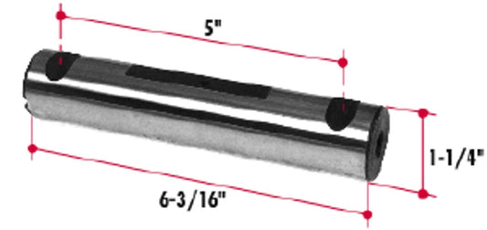 Leaf Spring Pin 327-445 for Peterbilt Trucks – Replaces B133575, 327225